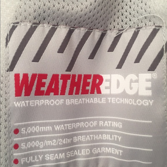 Eddie Bauer Weather-edge gray jacket with hood Lg - Picture 4 of 6